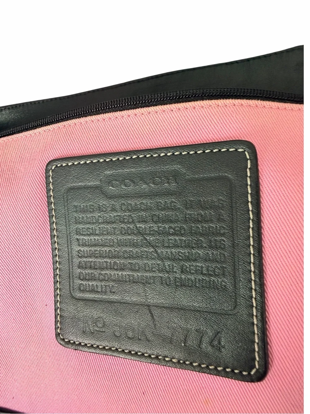 Vintage Y2K Coach Hamptons Mercer Clip Hobo bag (2000, style 7774)
